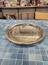 International Silver Co Serving Tray Plate 12.25 - D3 Surplus Outlet