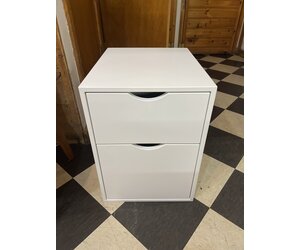 Small Filing Cabinet - White