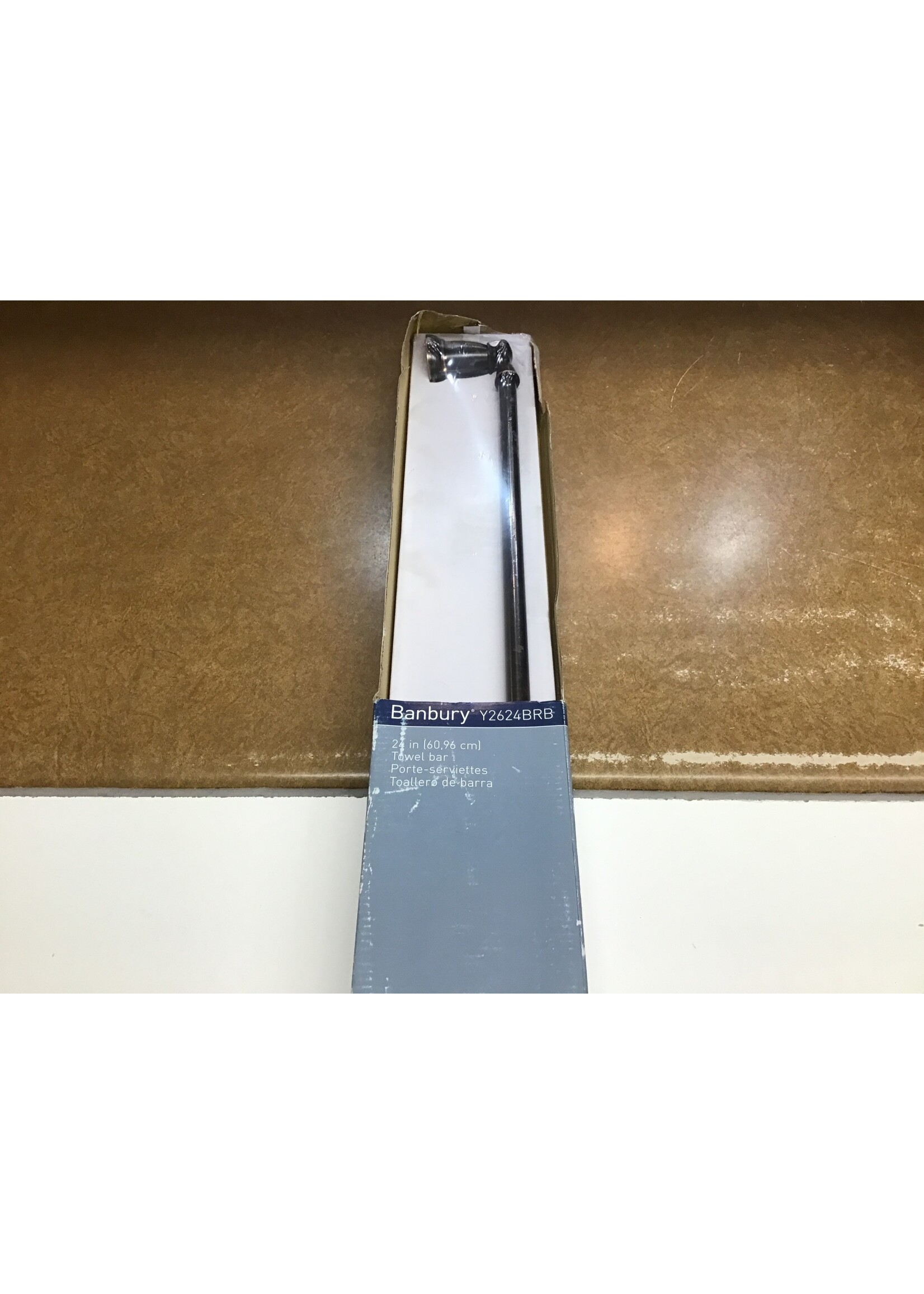 Box Damage Moen Banbury Y2624BRB 24” Towel Bar Mediterranean Bronze Finish