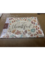 Fall Paper Placemats 16.8”x12” 24 ct