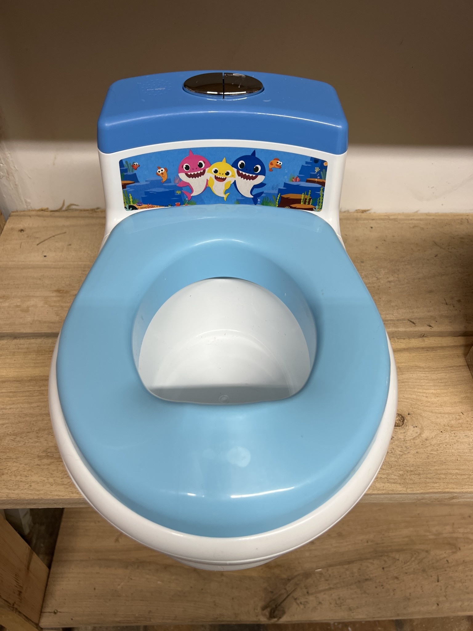 Baby Shark Training Potty w/ flush sounds and cheering D3 Surplus Outlet