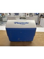 Used- Playmate Igloo Cooler Blue w/ press button