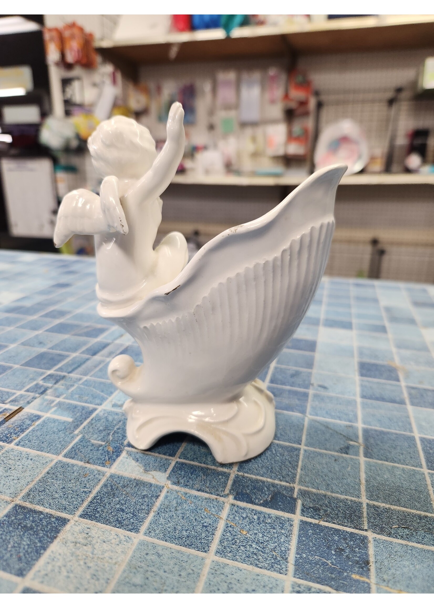 *Some Imperfections Napco Cherub Angel Planter 05526