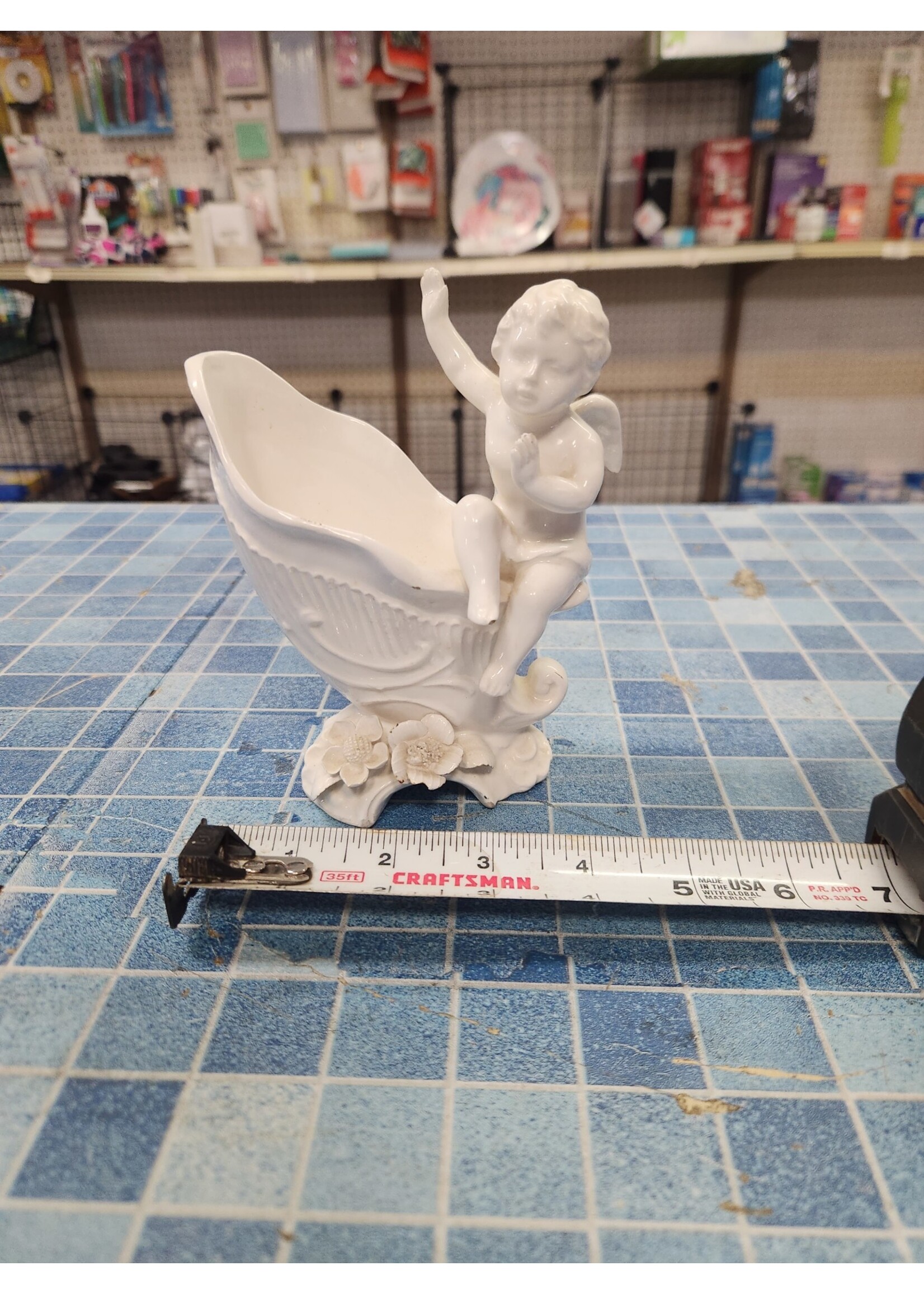 *Some Imperfections Napco Cherub Angel Planter 05526