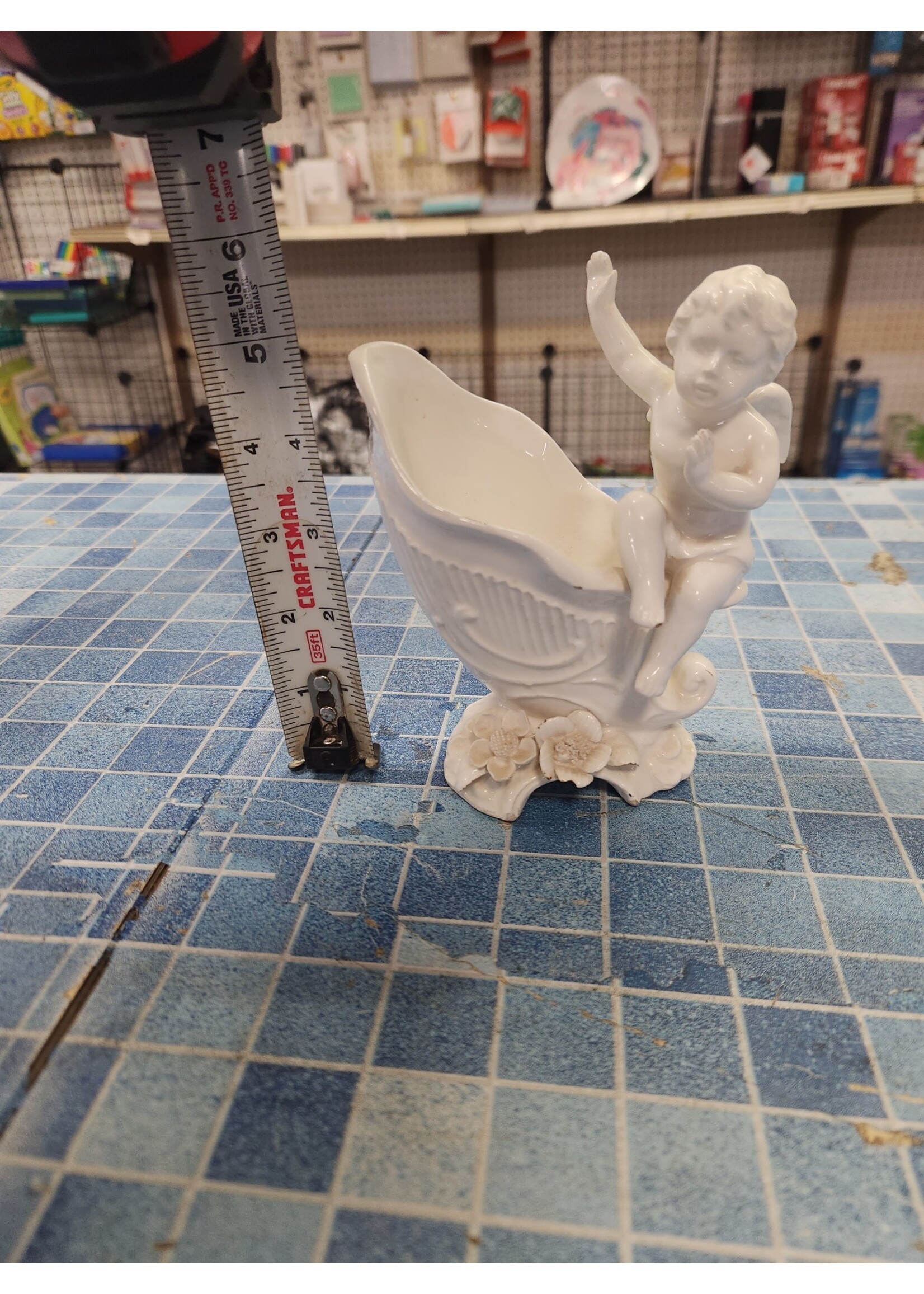 *Some Imperfections Napco Cherub Angel Planter 05526