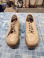 *Used Vtg Drew Oxford Orthopedic Vibram Sole Lace-Up Tan Shoes Women's Size 9D