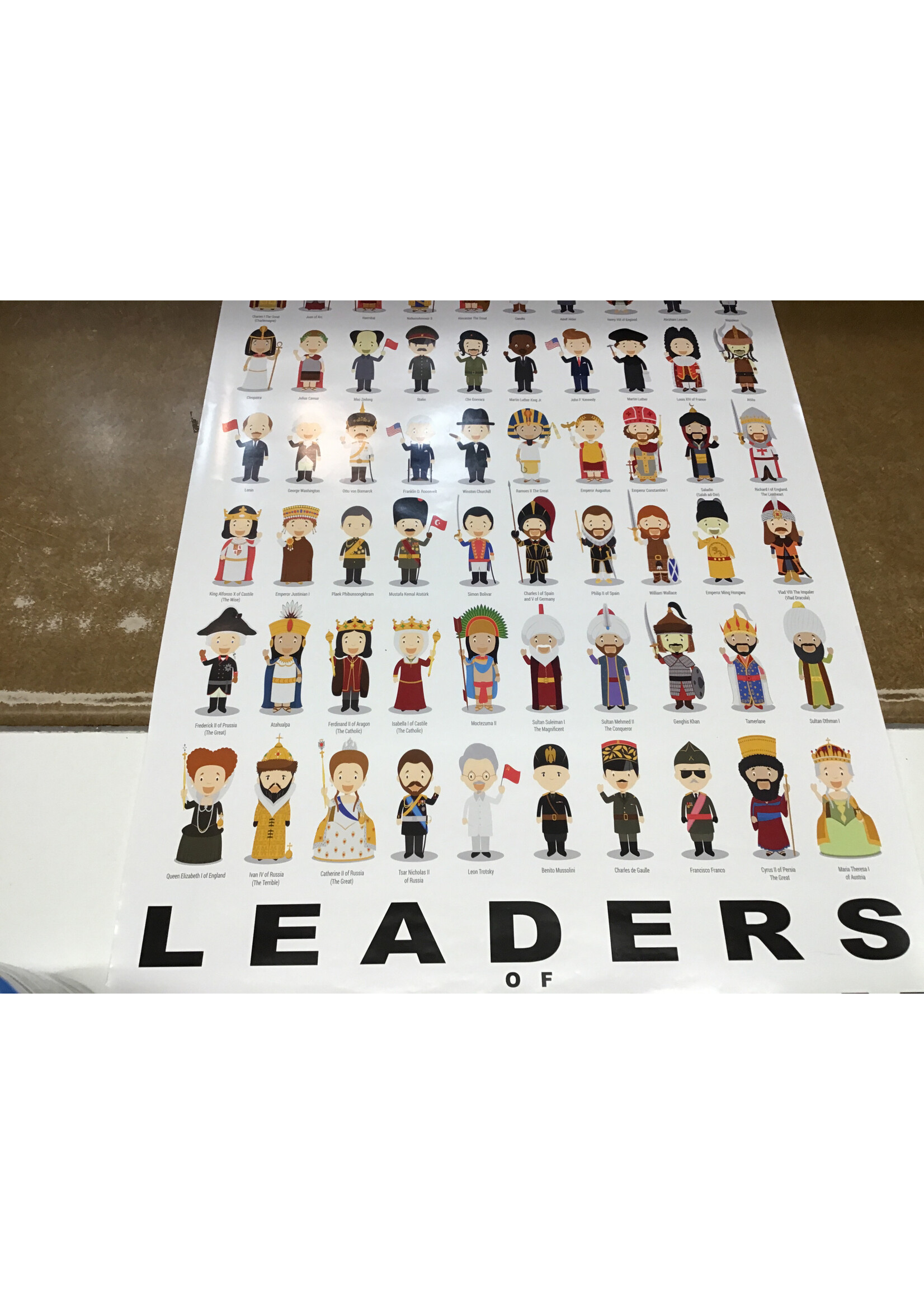 Leaders of History Poster