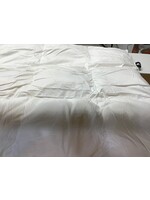 Downfeather Bedding 90x84 Comforter White Queen