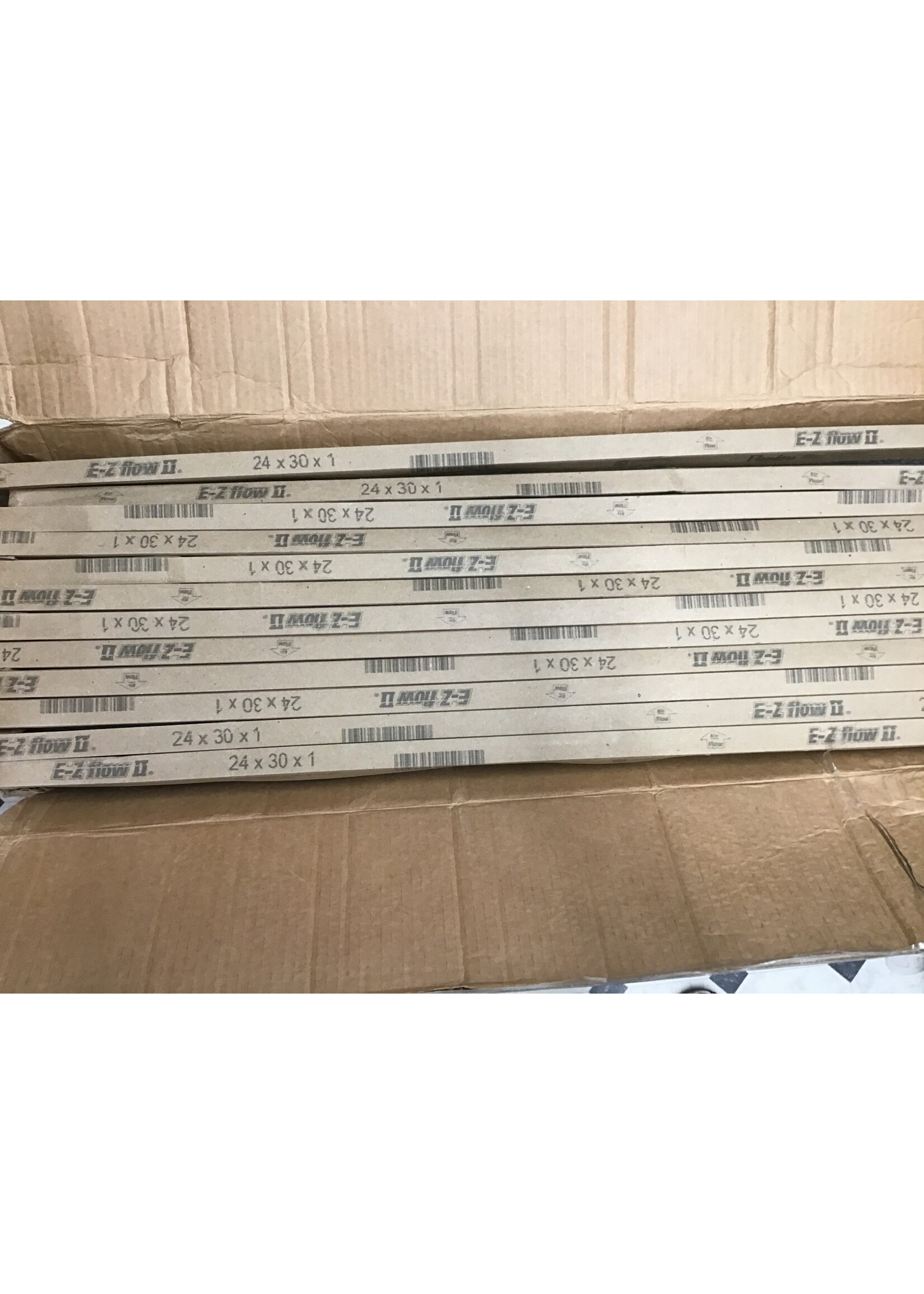 AAF Flanders EZ Flow II 24x30x1 Flat Panel 10055.012430 Qty 12