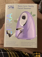 Box damage- Spa Sciences CIRRA Holiday Exclusive Vanity Facial Steamer with Optional Aromatherapy