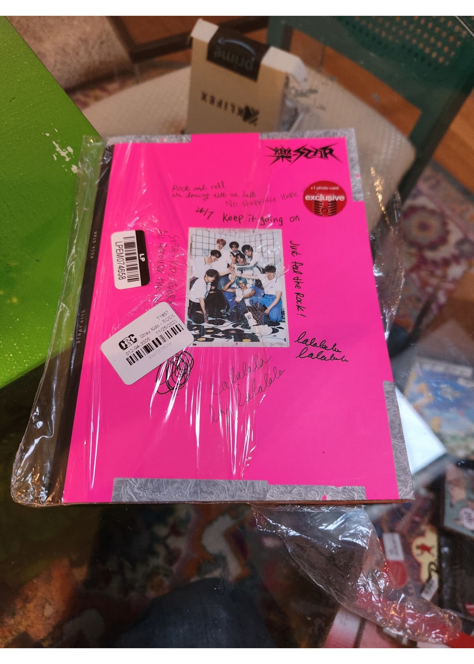 *Not Sealed* Stray Kids - ROCK-STAR CD (Target Exclusive) Black or Pink (Color Varies)