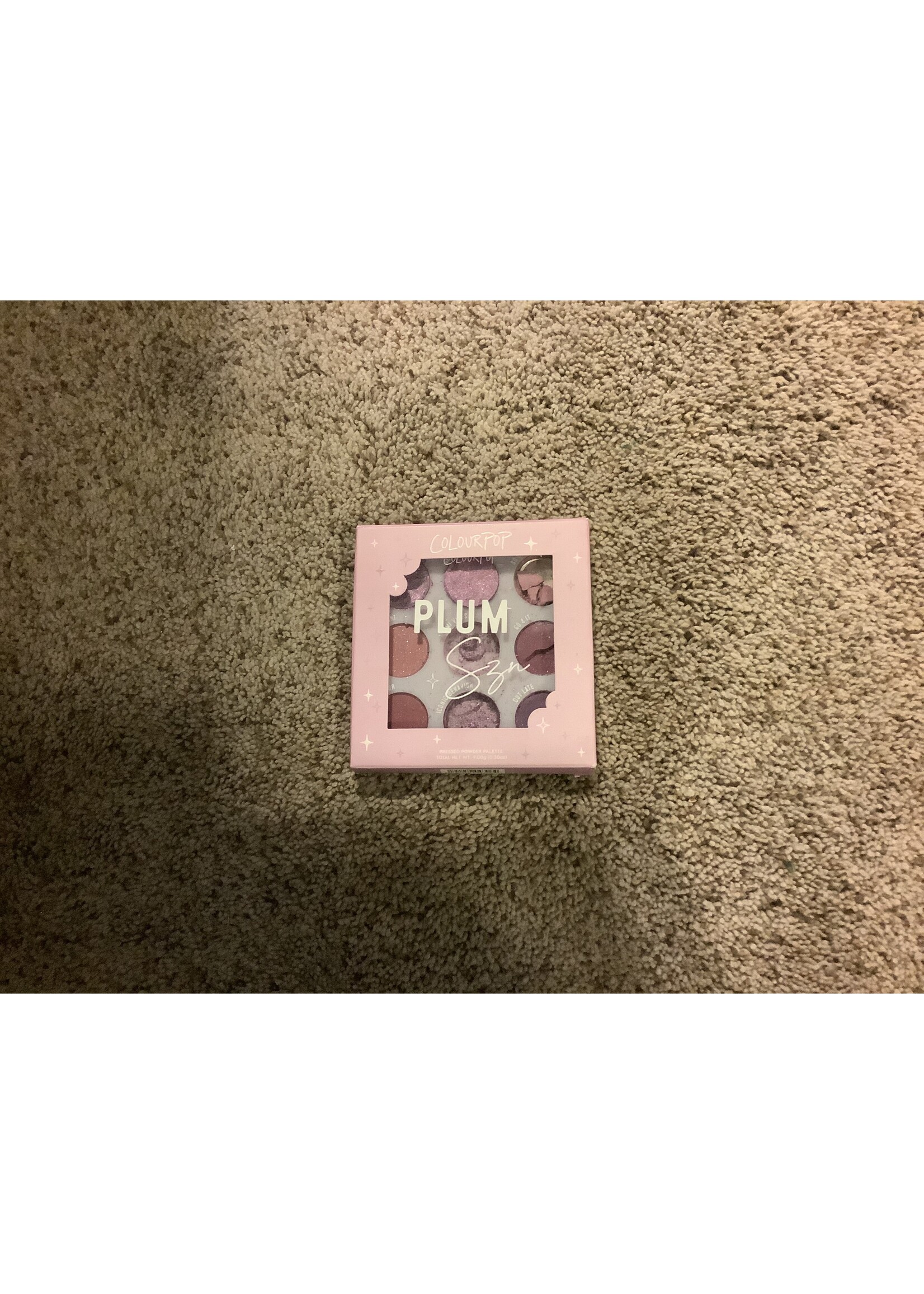 *Damaged Eye Shadows ColourPop Pressed Powder Eyeshadow Makeup Palette - Plum Szn - 0.3oz missing 3 colors)