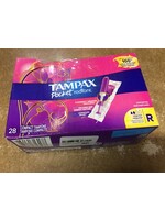 Tampax Pocket Radiant Compact Tampons Regular Absorbency - Unscented - 28ct