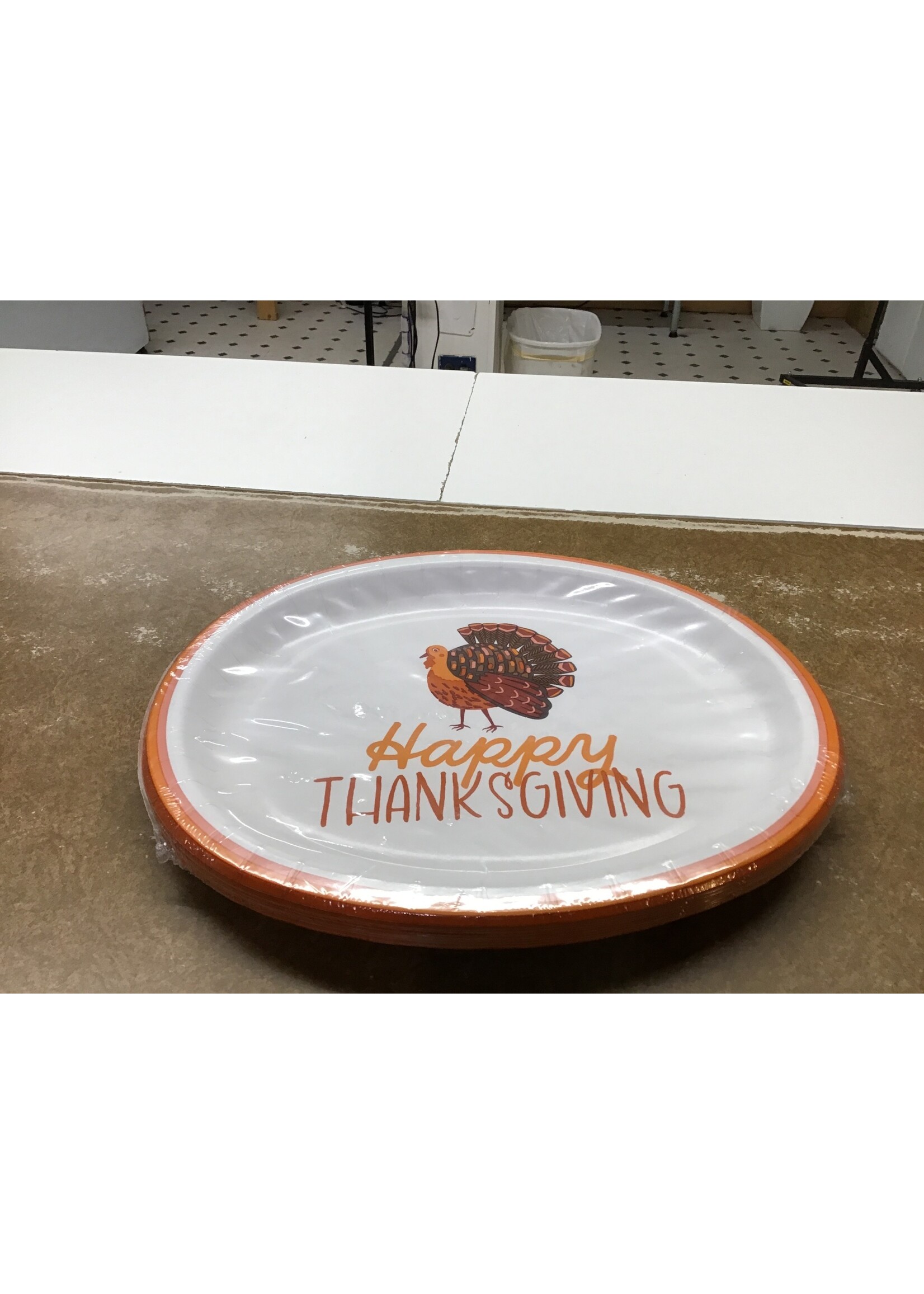 10ct Thanksgiving Turkey Buffet Plate - Spritz