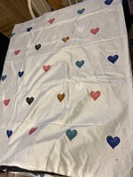 Queen Girls Love Flat Sheet and 2 pillow cases 88”x78” reversible