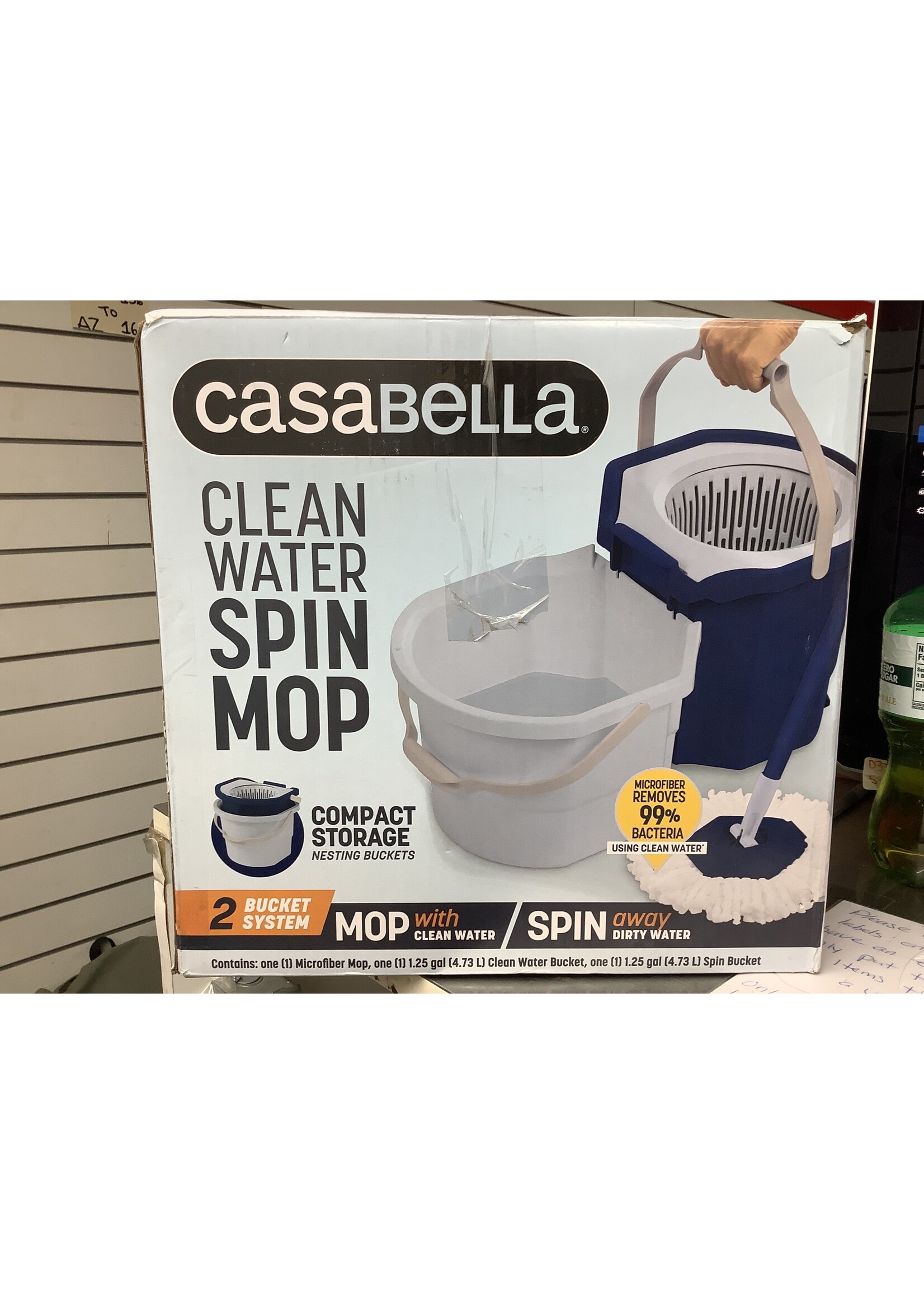 *Open Box Casabella Clean Water Spin Mop