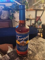 Torani Sugar Free Syrup Bottle, Cinnamon Vanilla 25.4oz.
