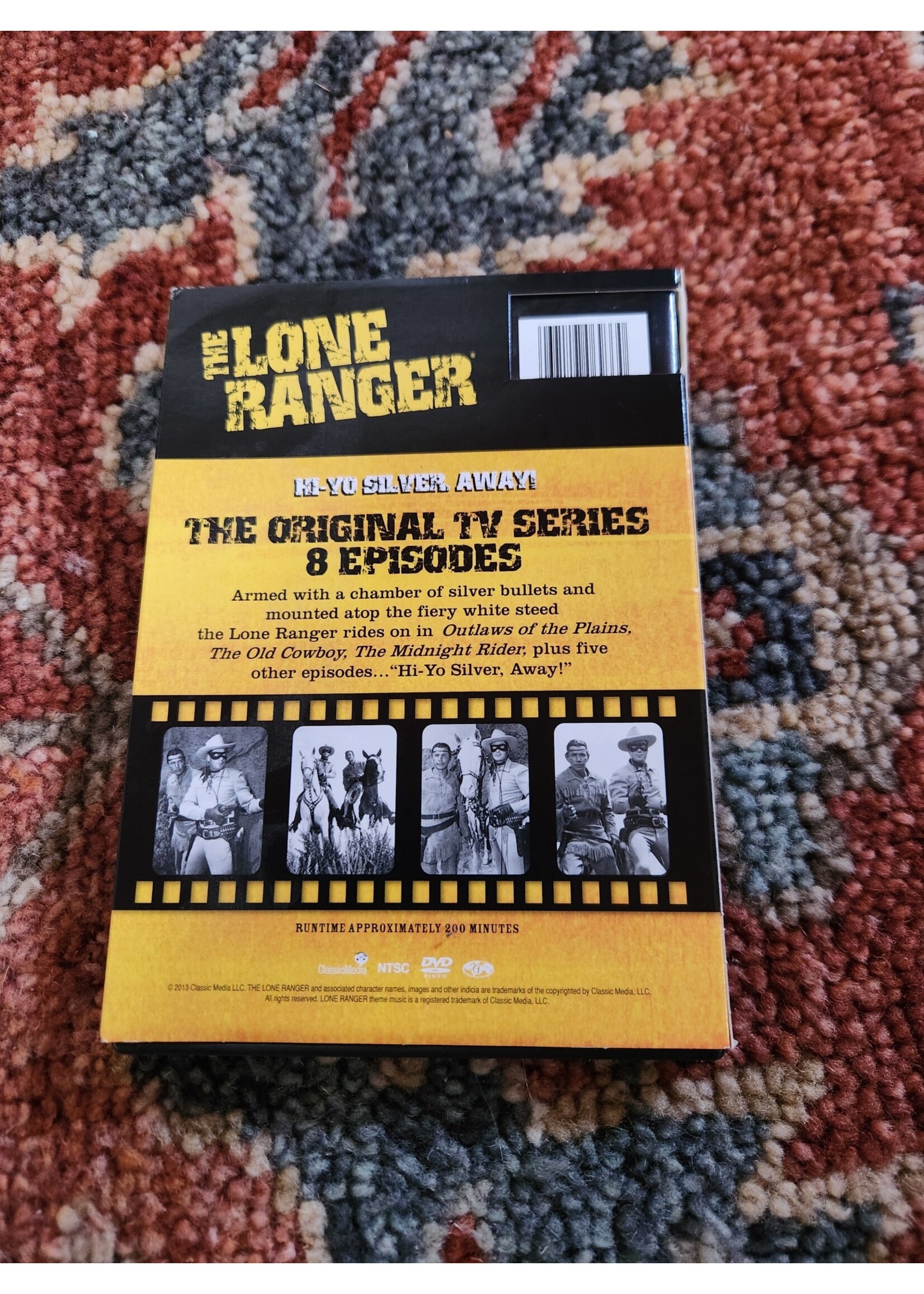 DVD The Lone Ranger Hi-Yo Silver Away, 8 Episodes