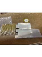 20pk PVC box 4”x4” gold stick and ribbon