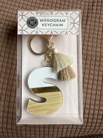 Modern Expressions - Monogram Keychain “S”