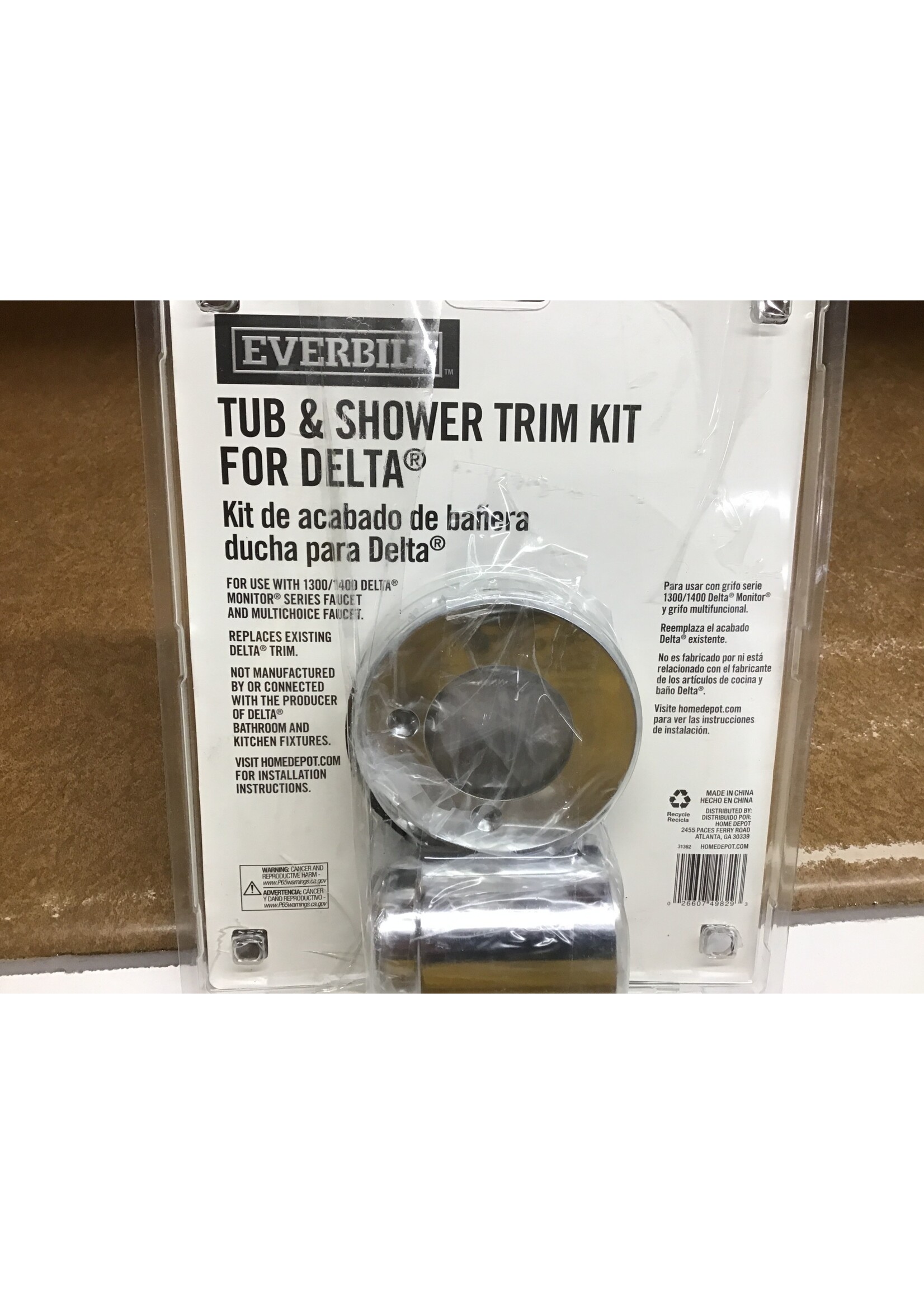 Everbilt Tub & Shower Trim Kit For Delta **box damage