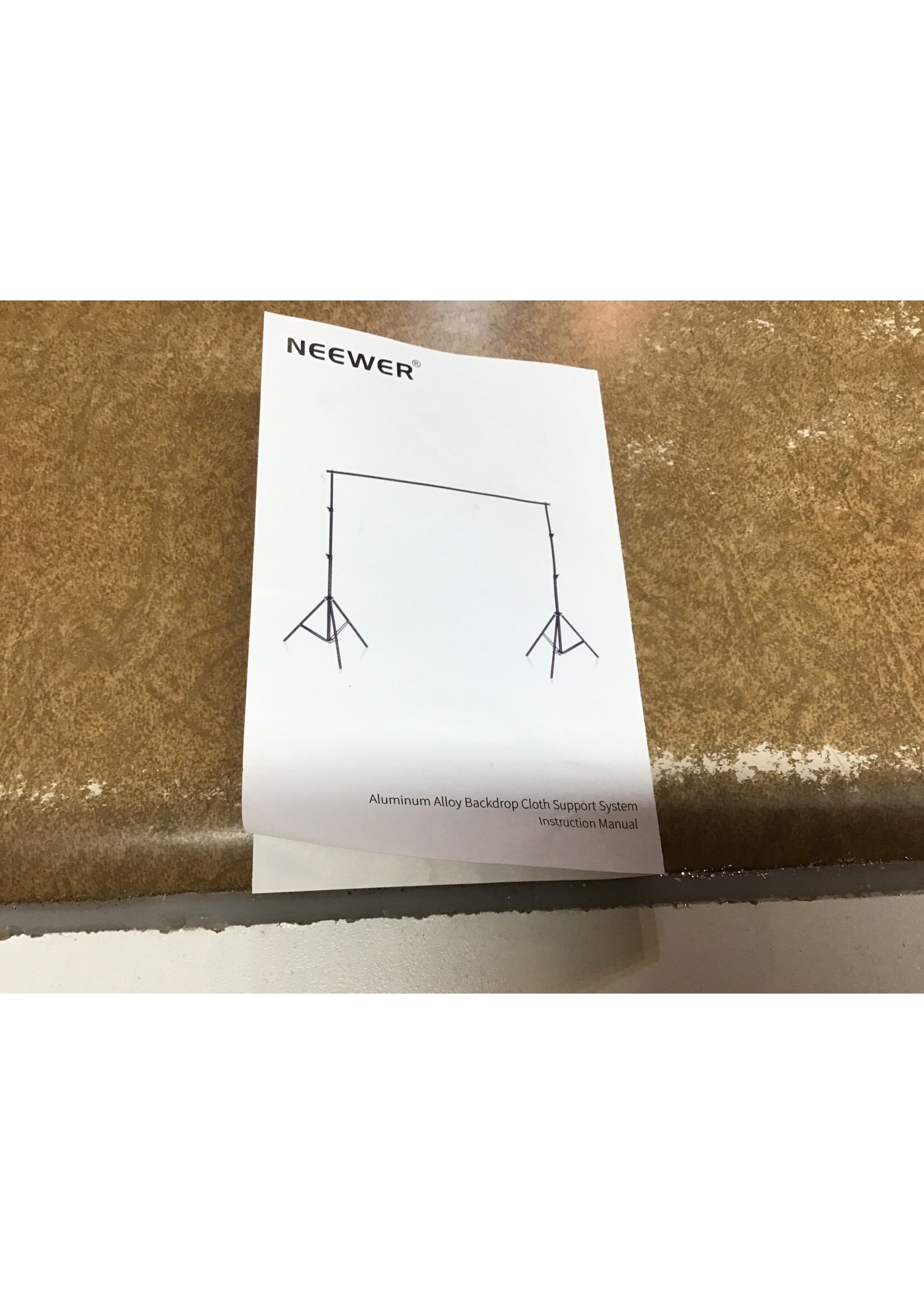 NEEWER Photo Studio Backdrop Support System, 10ft x 7ft, Adjustable Background Stand