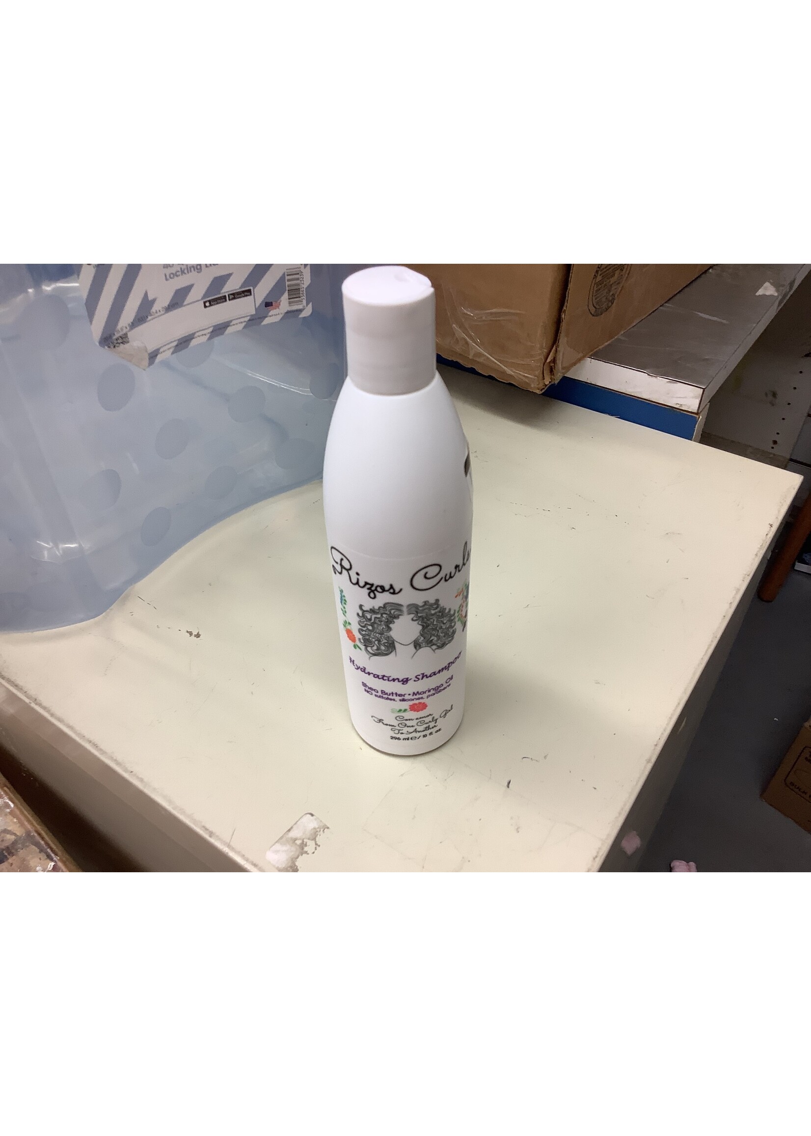 Rizos Curls Hydrating Shampoo - 10 fl oz (open container)