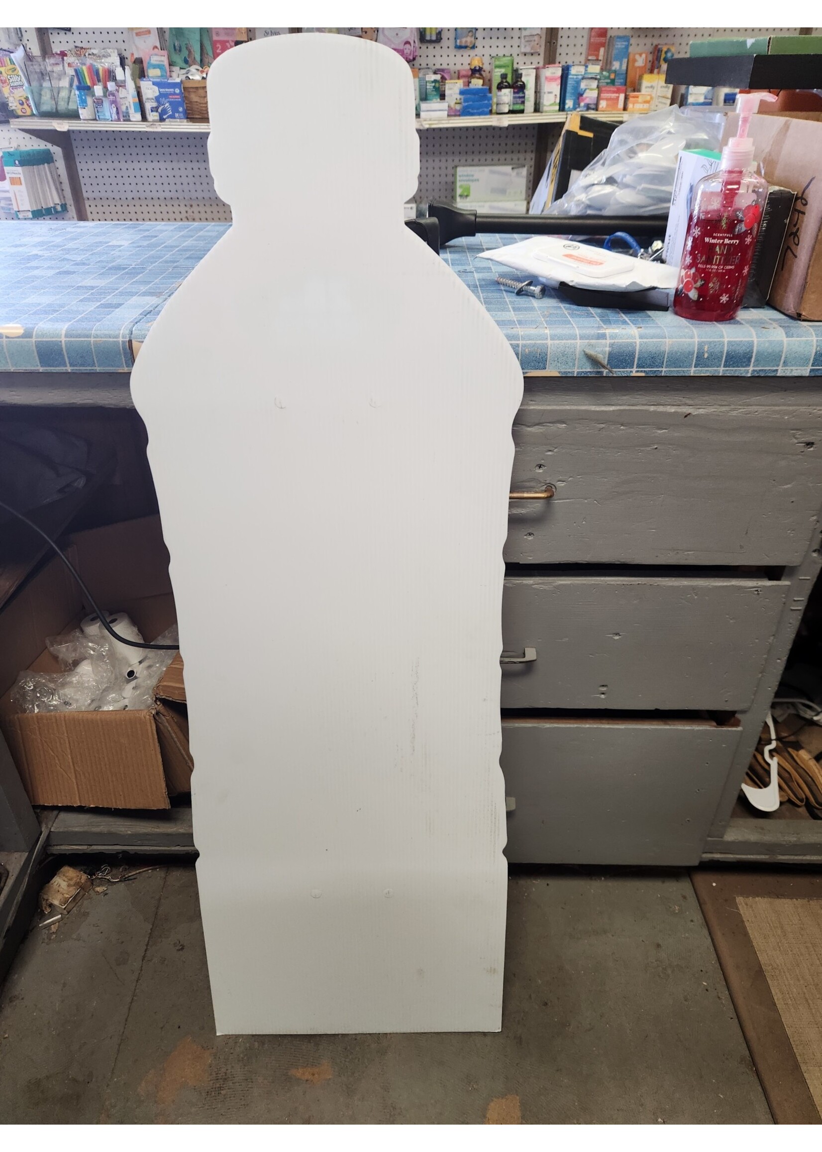 44x14.5 Body Armor Strawberry Banana SuperDrink Sign Advertising