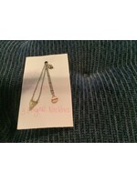 Three Layer Necklace Silver Gold Rose Accent Colors