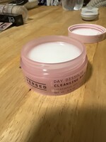 Opened- Versed -Day dissolve Cleansing Balm 0.6oz eucalyptus oil and Vitamin E