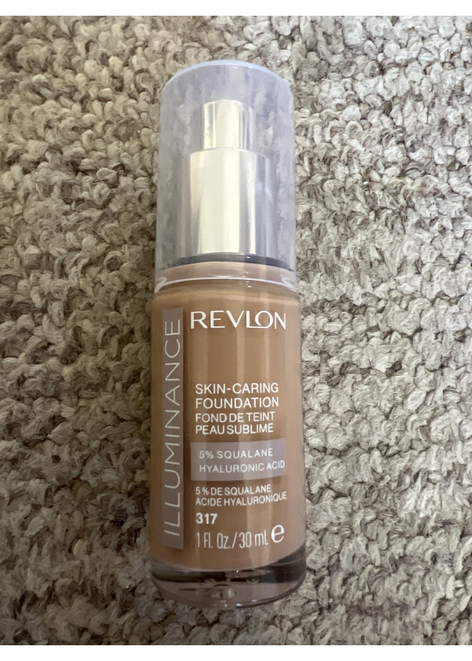 Open- Revlon Illuminance Skin-Caring Foundation - Tan Sand - 1 fl oz