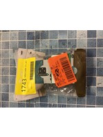 Liberty Self Closing Overlay Hinge 10 Project Packet - Matte Black *opened*