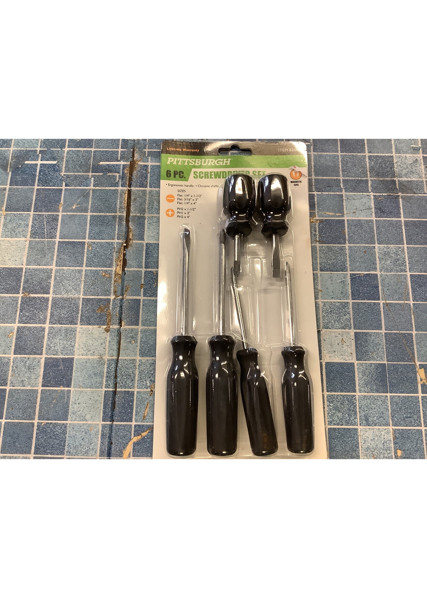 Pittsburgh 6 pc. Screwdriver Set