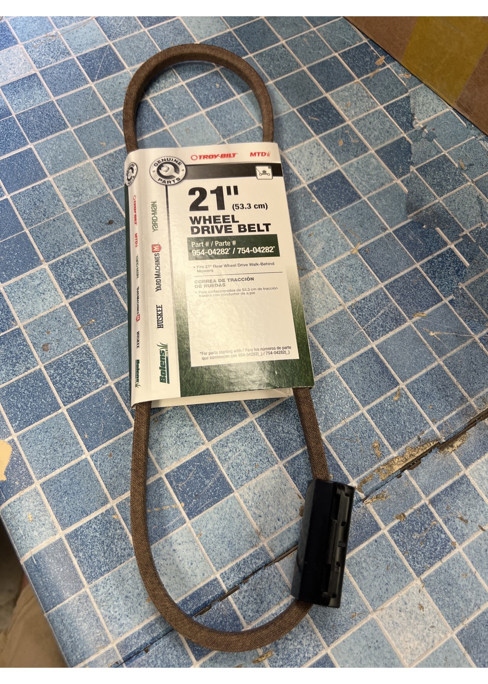 TroyBILT 21? Wheel Drive Belt D3 Surplus Outlet
