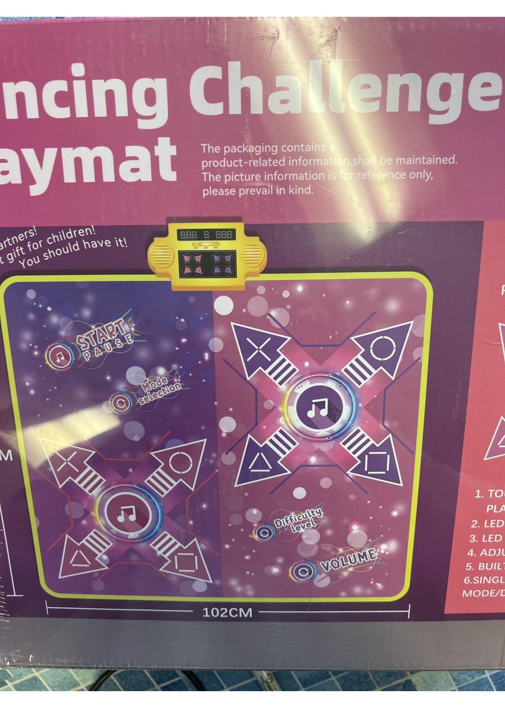 Jolly Fun- Interactive Dance Challenge Playmat 3+ (LED)