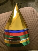10 ct Assorted Colors Party Hats