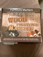 Open Package- Used- Wood Furniture Markers - missing sponge and cloth