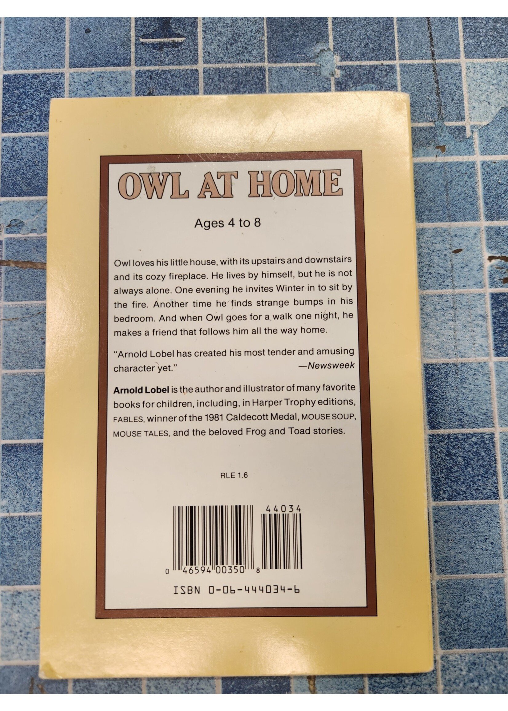*Some Binding Damage Owl at Home Children's Book (I Can Read Level 2) Arnold Lobel