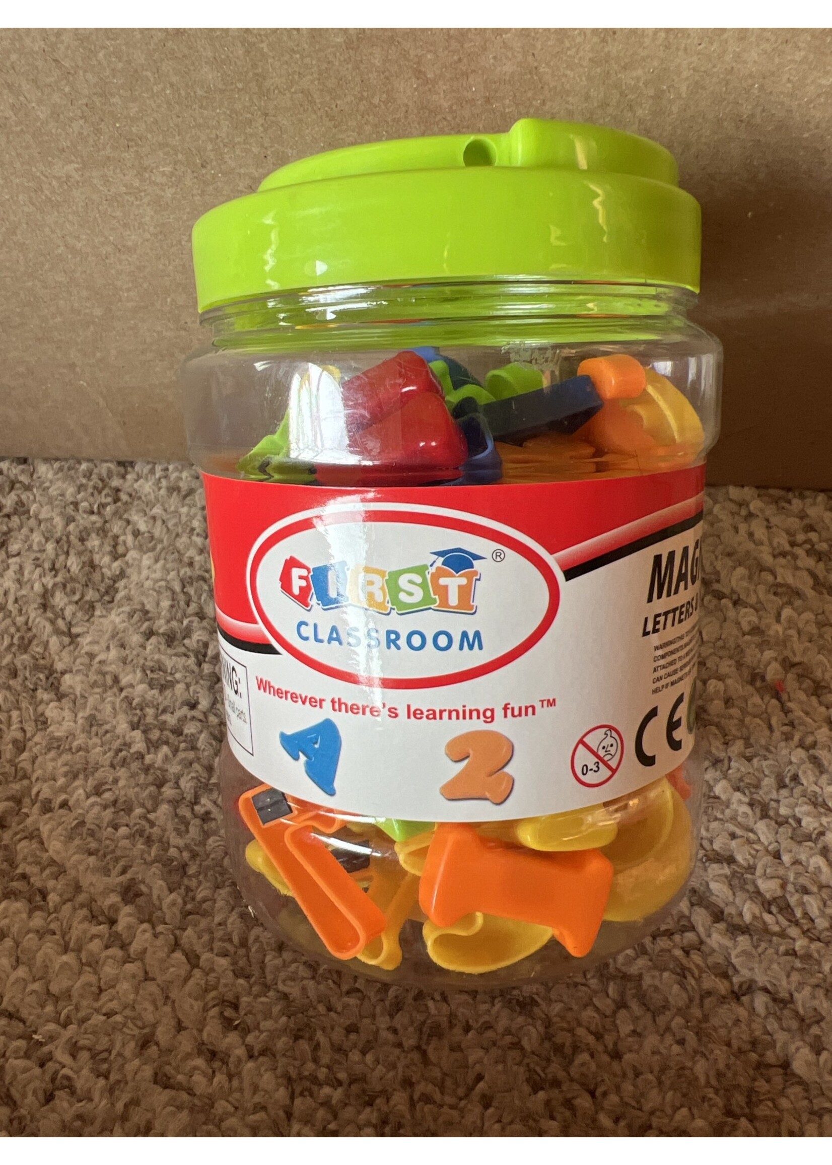 First Classroom Magnetic Numbers & Letters 78pc