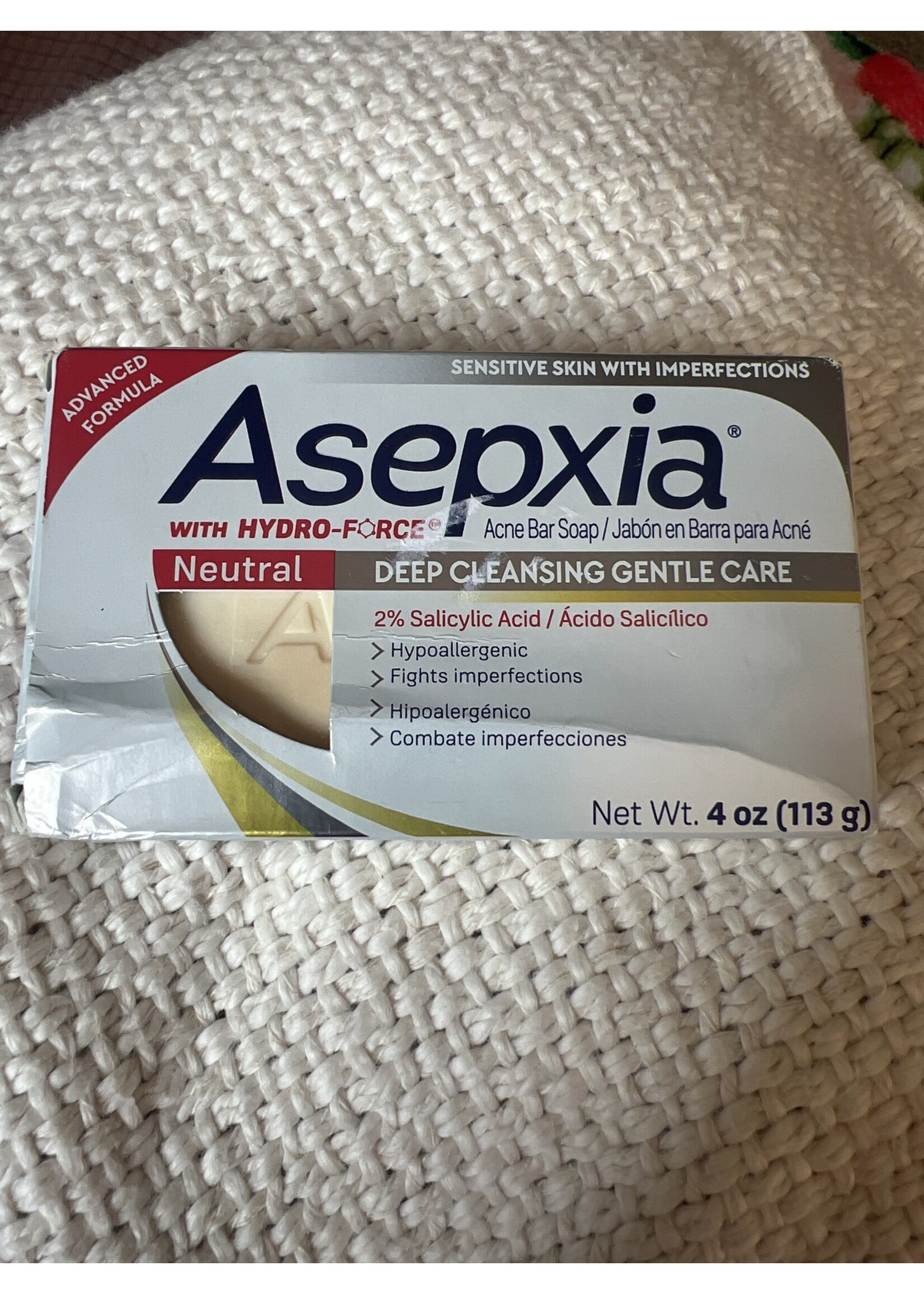 Asepxia acne bar soap 4oz