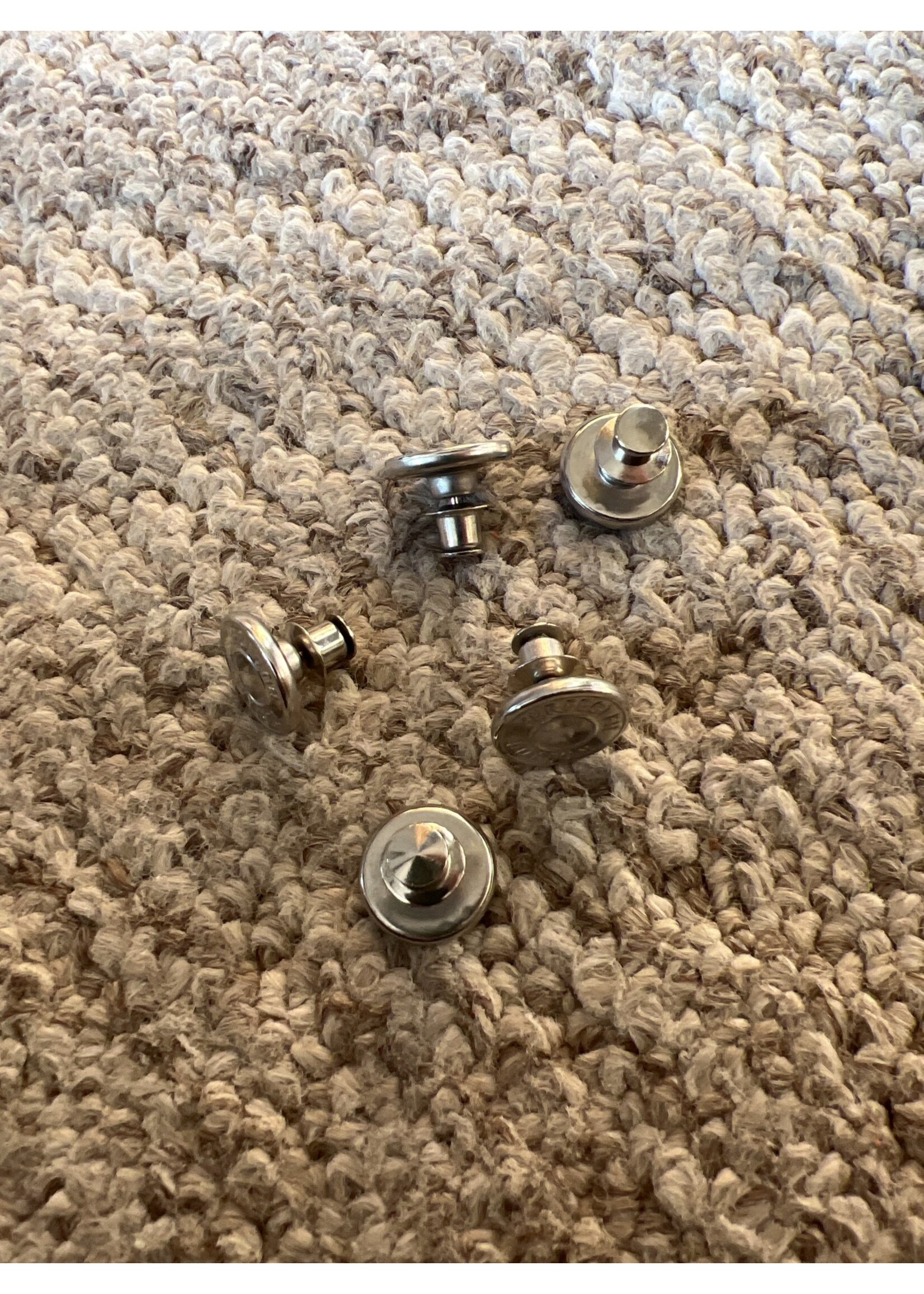 Open package- *5ct Ceryvop Jean Button Pins “Perfect Fit Button”