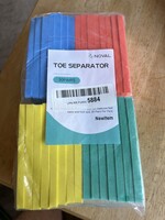 Noval- Toe Separator 30 pairs multiple colors Pedicure, Nail Salon, Foot Spa