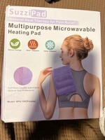 Suzzipad multipurpose microwavable heat pad purple