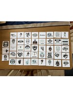 Assorted Raiders Stickers - 43 ct