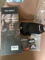 Open box- Manueklear Weight Lifting Belt 28-33” Midnight Black with Velcro patches