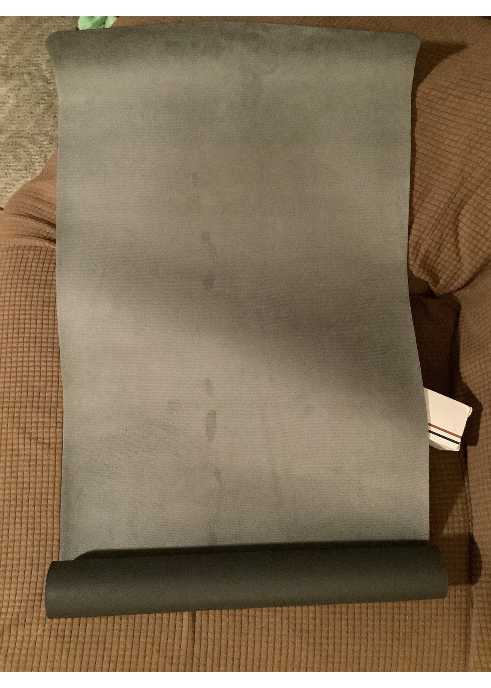 Aothia- leather office desk mat gray