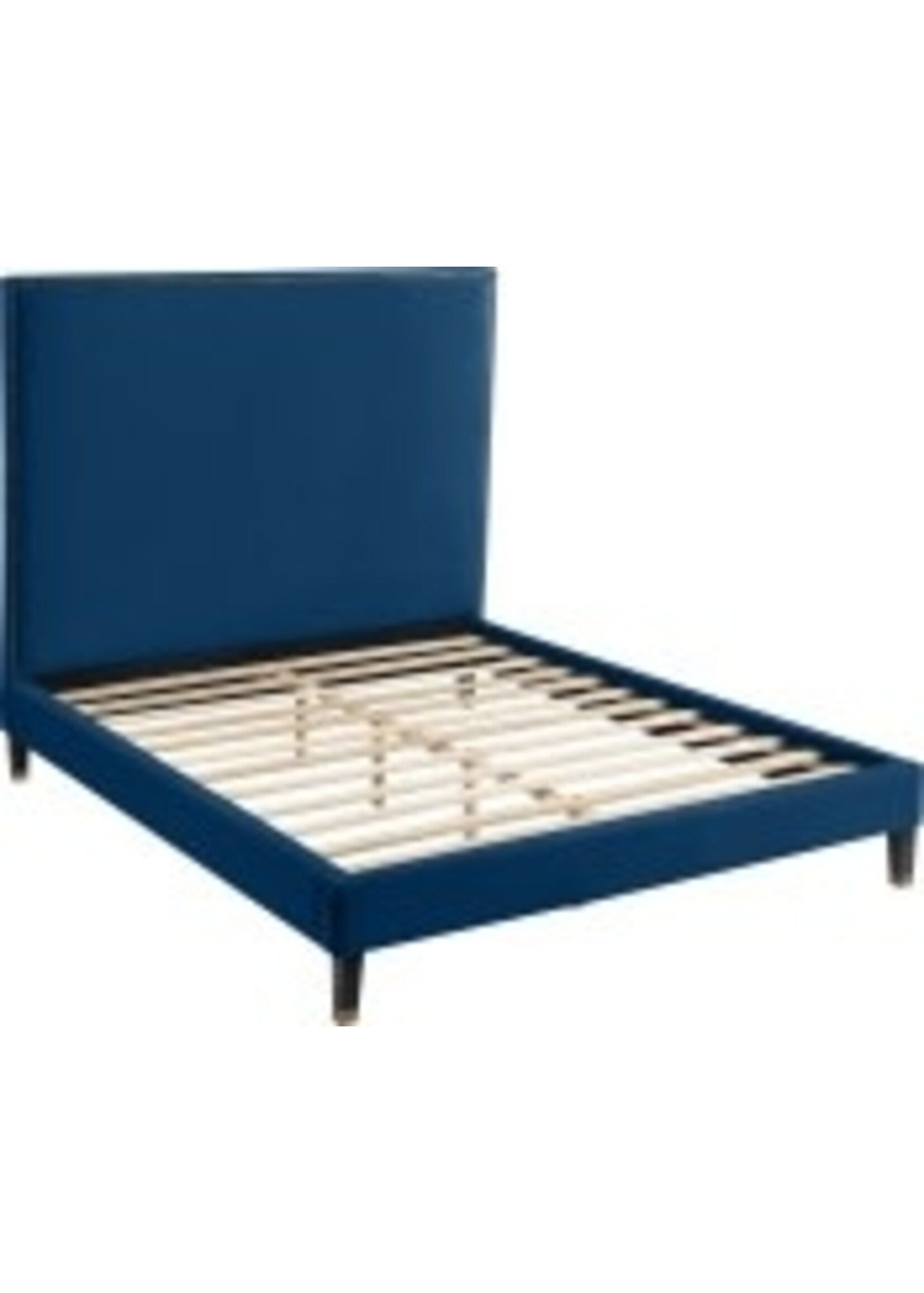 Meridian Furniture - Harlie Navy Queen Bed Frame