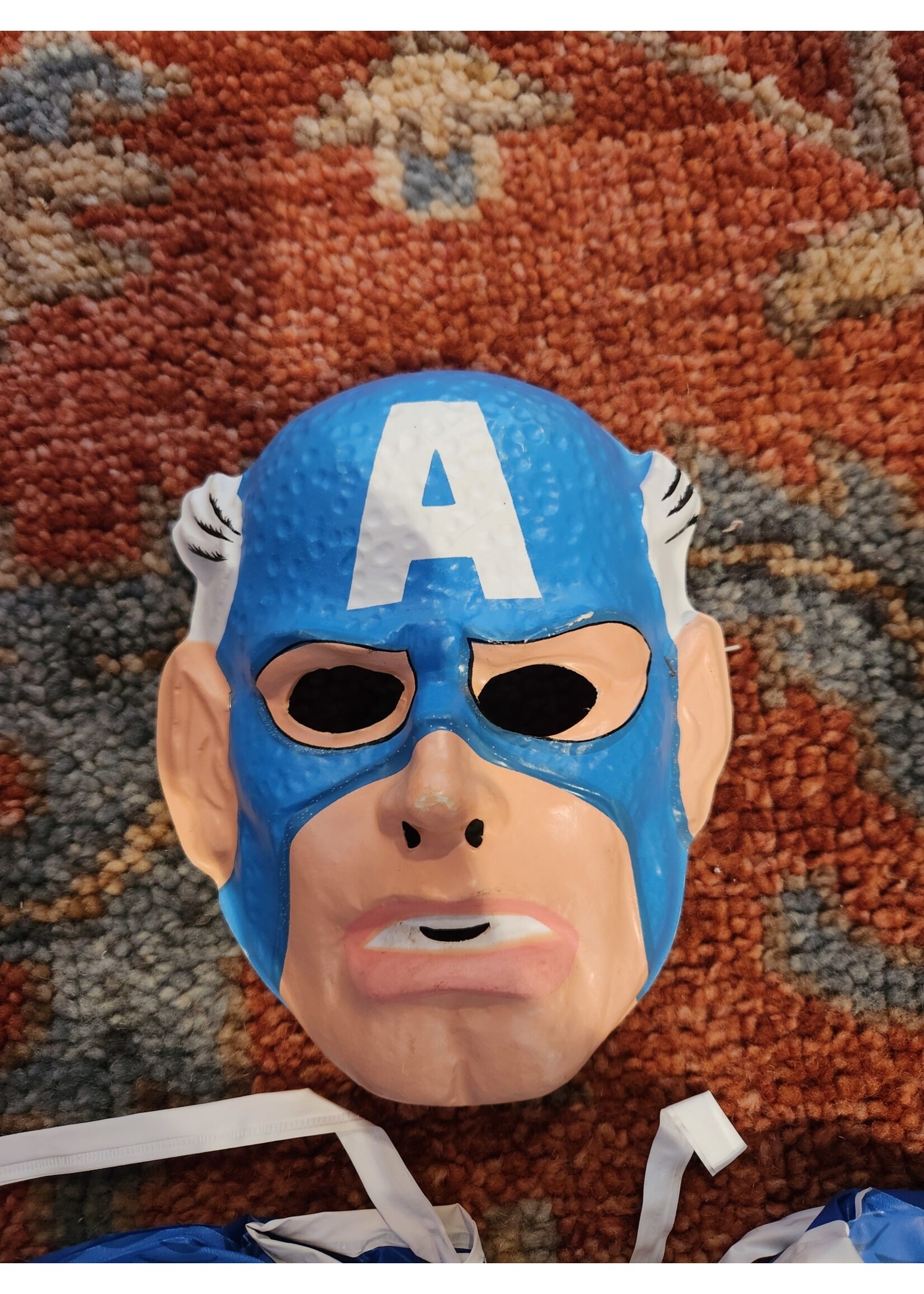 Rare Vintage Ben Cooper Marvel Captain America Halloween Costume Small