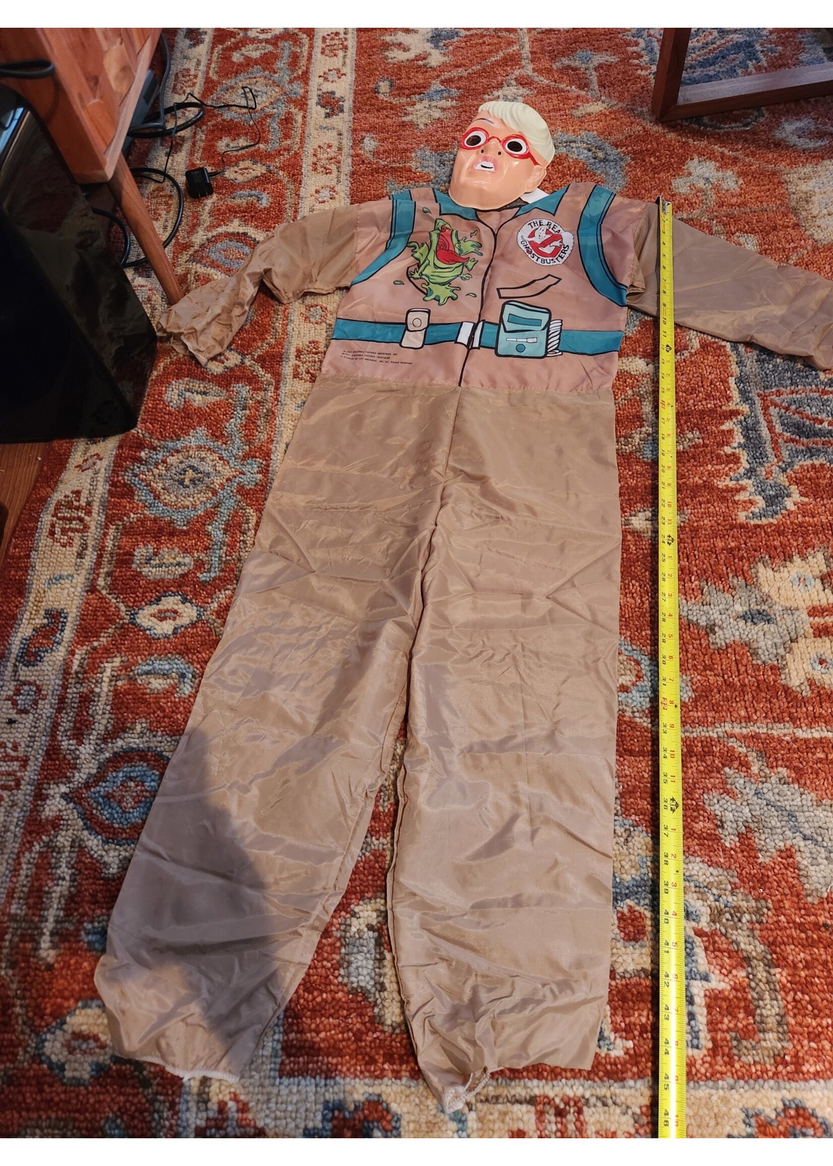 Vintage The Real Ghostbusters Egon Ben Cooper New York Halloween Costume 1984 Large