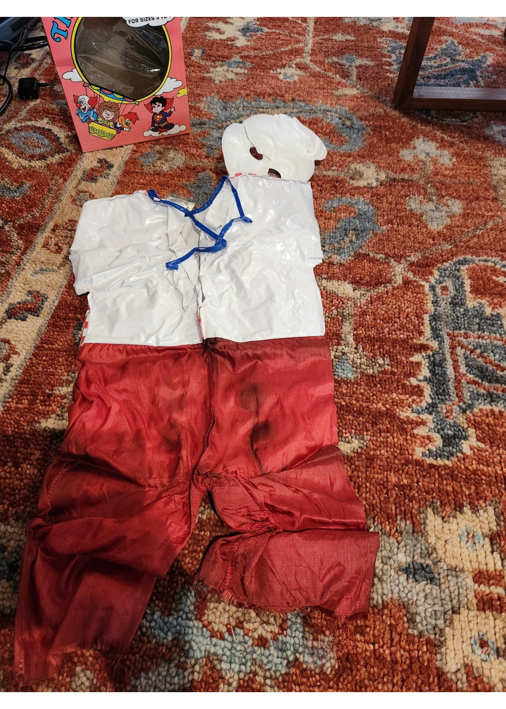 Vintage Ben Cooper Woody Woodpecker 1974 Halloween Costume With Mask Tiny Tot